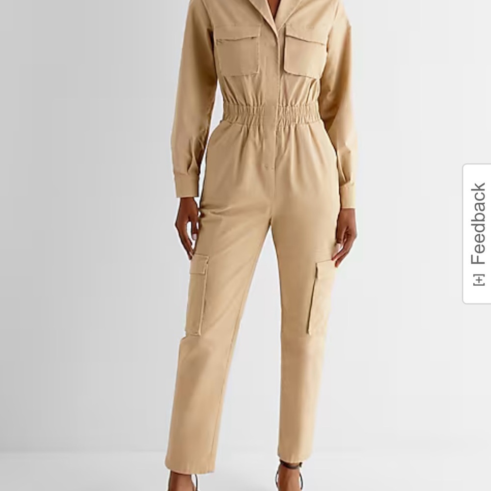 Utility Straight Leg Chino Jumpsuit